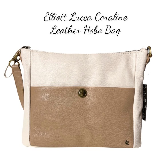 NWT Elliott Lucca Coraline Leather Hobo Bag - Picture 1 of 15